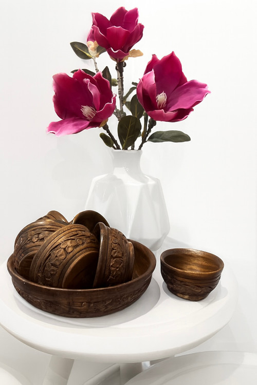 آجیل خوری منبت کاری مجموعه 7 عددی